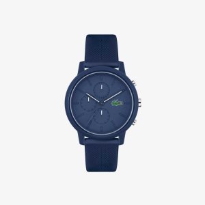 Lacoste 12.12 Chrono Blue Silikon Blå | FSVZN-6894