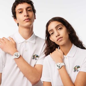 Lacoste 12.12 x Netflix Sex Education 3 Hands Silikon Vita | XMKUW-8567