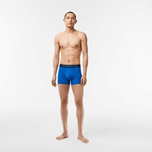 Lacoste 3-Pack Microfiber Print Trunks Olika Färger | OVRLD-5182