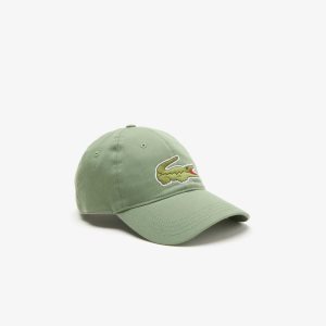 Lacoste Adjustable Organic Bomull Twill Khaki Gröna | BFRDV-8096