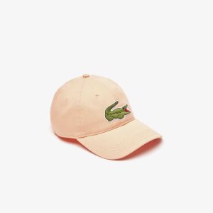 Lacoste Adjustable Organic Bomull Twill Ljusorange | EQFSZ-7490