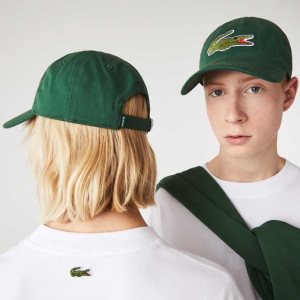 Lacoste Adjustable Organic Bomull Twill Gröna | PFXRJ-6829