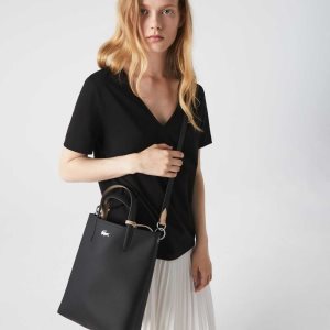 Lacoste Anna Reversible Coated Canvas Tote Olika Färger | TREVL-0914