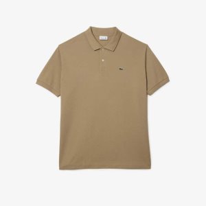 Lacoste Big Fit Bomull Petit Pique Beige | XNCQO-6243