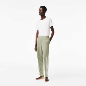 Lacoste Branded Leg Track Pants Khaki Gröna | EDNCZ-7942