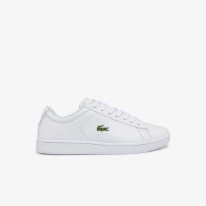 Lacoste Carnaby BL Läder Vita Vita | AOZVP-4103