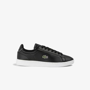 Lacoste Carnaby Pro BL Läder Tonal Svarta Vita | LOVAK-4072