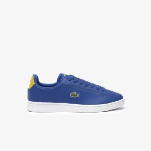 Lacoste Carnaby Pro Läder Heel Pop Blå Vita | LMEJY-5917