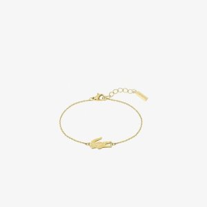 Lacoste Crocodile Bracelet Guld | BSNCQ-1826