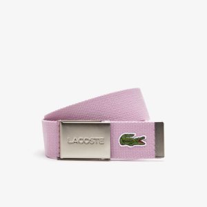 Lacoste Engraved Spännen Woven Fabric Olika Färger | JAKXN-9352