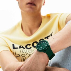 Lacoste Green Silikon Rem 12.12 Gröna | ILCNK-4603