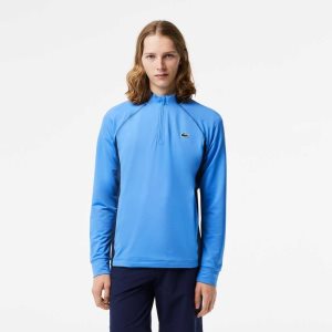 Lacoste Half Zip Golf Blå Marinblå Blå | RJVUW-5781