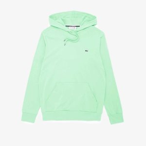 Lacoste Hooded Bomull Jersey Sweatshirt Ljusgröna | ZWYMG-1624