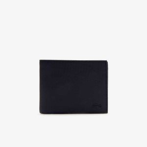 Lacoste Klassiska Petit Pique Six Card Wallet Marinblå | YOUMZ-6913