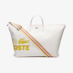 Lacoste L.12.12 Large Contrast Print Tote Olika Färger | TOAJV-6329