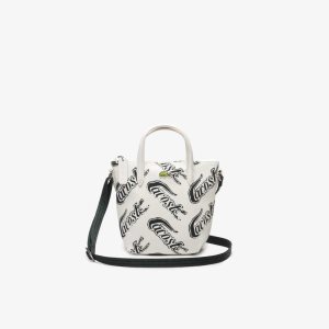 Lacoste L.12.12 Logo Print Tote - Small Olika Färger | TYMES-0597