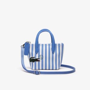 Lacoste L.12.12 Mini Stripe Print Tote Olika Färger | EMJBL-5432