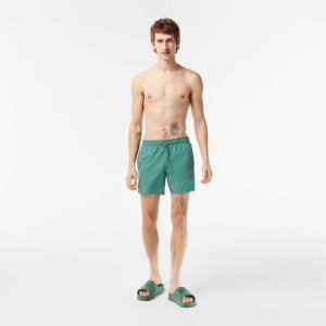 Lacoste Light Quick-Dry Swim Khaki Gröna Gröna | DYOLT-9508