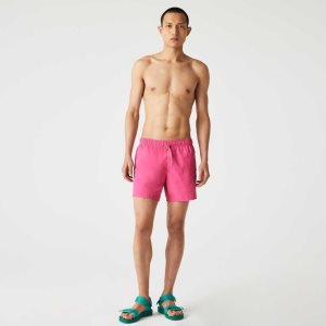 Lacoste Light Quick-Dry Swim Rosa Gröna | KCWSP-8902