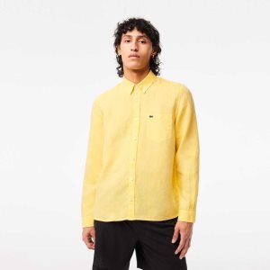 Lacoste Linen Gula | YWGAZ-4812