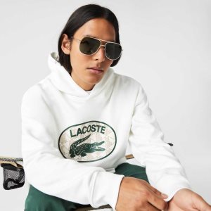 Lacoste Loose Fit Branded Monogram Hooded Vita | KYXHL-4357