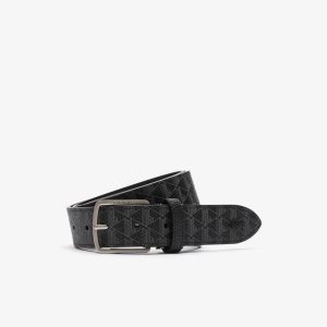 Lacoste Monogram Tongue Spännen Woven Belt Olika Färger | BLFHZ-1264