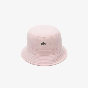 Lacoste Organic Bomull Bucket Rosa | IRFXK-3175