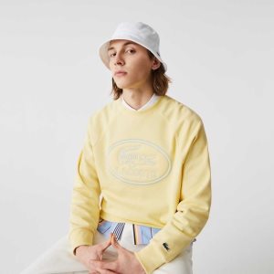 Lacoste Organic Bomull Bucket Vita | GBYCU-1402