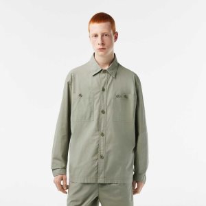 Lacoste Organic Bomull Khaki Gröna | SIXFG-4258