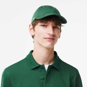 Lacoste Organic Bomull Twill Gröna | ESHBI-1985