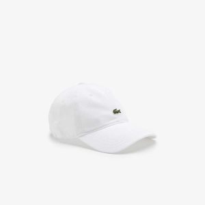 Lacoste Organic Bomull Twill Vita | ALDOB-1309