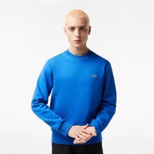 Lacoste Organic Brushed Bomull Blå | RLDAF-1742