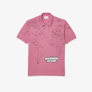 Lacoste Original L.12.12 Planisphere Rosa | CMING-1249