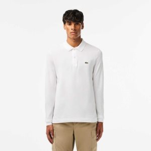 Lacoste Original L.12.12 Slim Fit Long Sleeve Vita | FARNX-6490