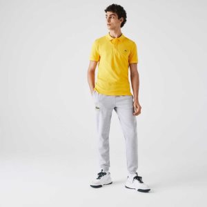 Lacoste Original L.12.12 Slim Fit Petit Pique Bomull Gula | FUHMN-7824