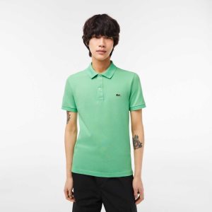 Lacoste Original L.12.12 Slim Fit Petit Pique Bomull Gröna | HPXZW-9527