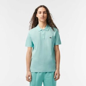 Lacoste Original L.12.12 Slim Fit Petit Pique Bomull Mintgröna | KUEHF-2130