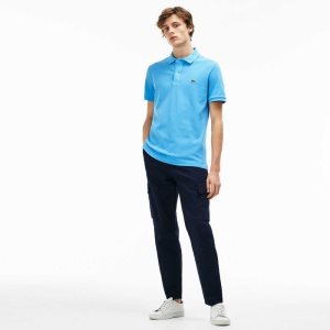 Lacoste Original L.12.12 Slim Fit Petit Pique Bomull Ljusblå | LWVXK-5068