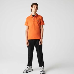 Lacoste Original L.12.12 Slim Fit Petit Pique Bomull Orange | ONYLB-4296