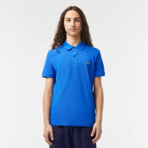 Lacoste Original L.12.12 Slim Fit Petit Pique Bomull Blå | SYALQ-0427