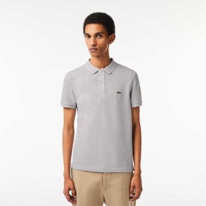 Lacoste Original L.12.12 Slim Fit Petit Pique Bomull Grå | TMOVU-8375