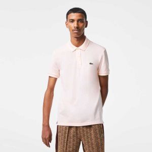 Lacoste Original L.12.12 Slim Fit Petit Pique Bomull Ljusrosa | YVOCG-6215