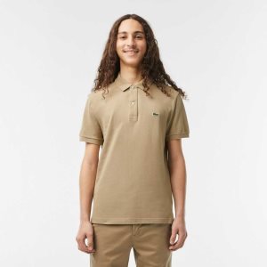 Lacoste Original L.12.12 Slim Fit Petit Pique Bomull Beige | ZENPS-2674