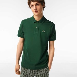 Lacoste Original L.12.12 petit pique cotton Gröna | BRFAN-5893