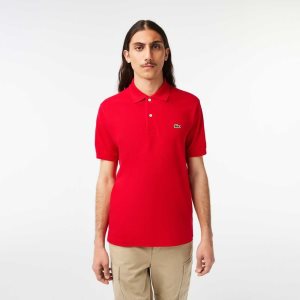 Lacoste Original L.12.12 petit pique cotton Röda | WIDFT-8960