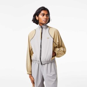 Lacoste Oversized Two-Tone Grå Beige | GKCTM-2739