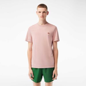 Lacoste Plain Organic Bomull Rosa | AEWVB-4057