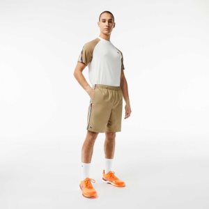 Lacoste Recycled Polyester Tennis Beige | GINZS-7260