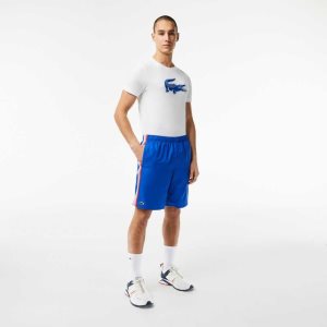 Lacoste Recycled Polyester Tennis Blå | CWMXL-5349