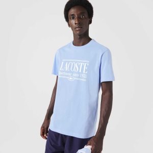 Lacoste Regular Fit Jersey Blå | BADYQ-0563